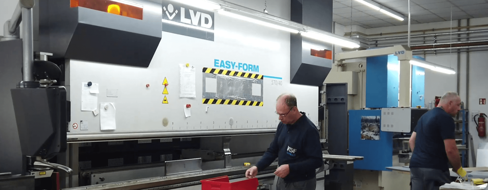 Customer KSF - press brakes and laser, trust in LVD and employees