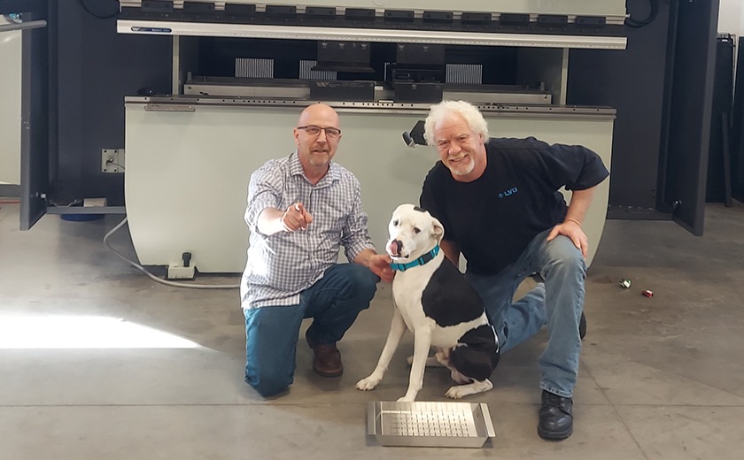 Dog Rocko at LVD Southeast Support Center 