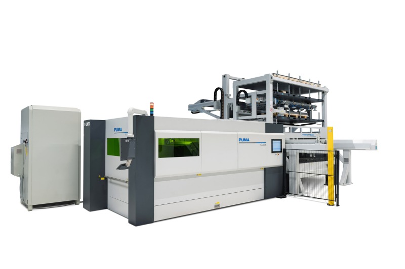 LVD Puma fiber laser machine with Compact Tower