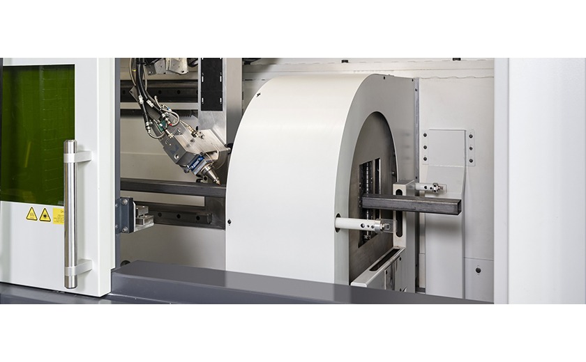 CNC laser tube cutter bevel head