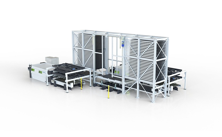 Tower laser automation system 
