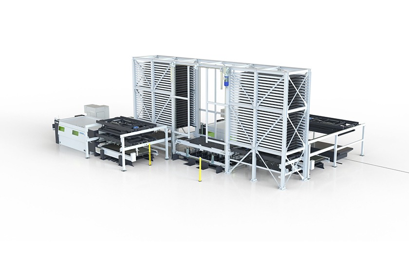Tower laser automation system 