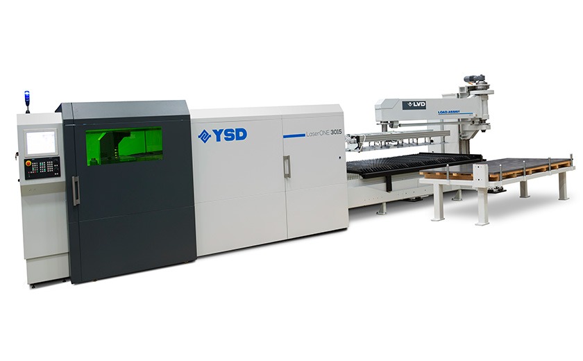 YSD LaserOne laser cutter machine with Load-Assist