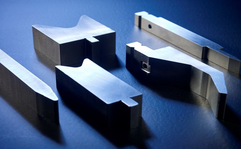 LVD press brake tooling cut and bent parts
