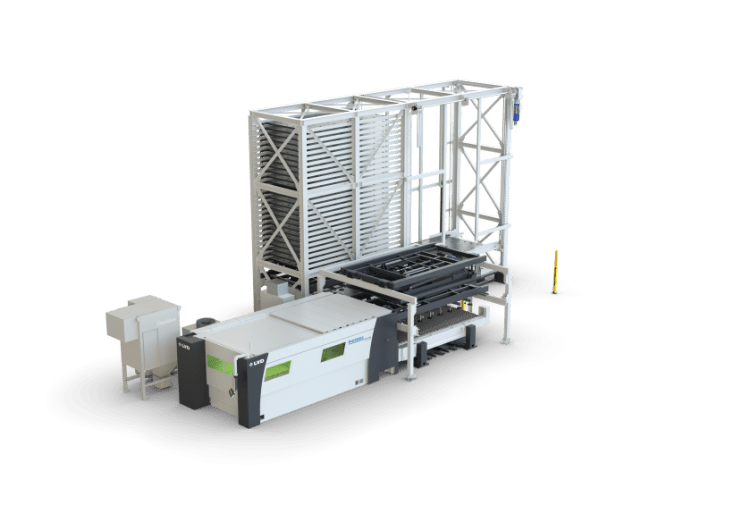 Tower automation system for laser automation