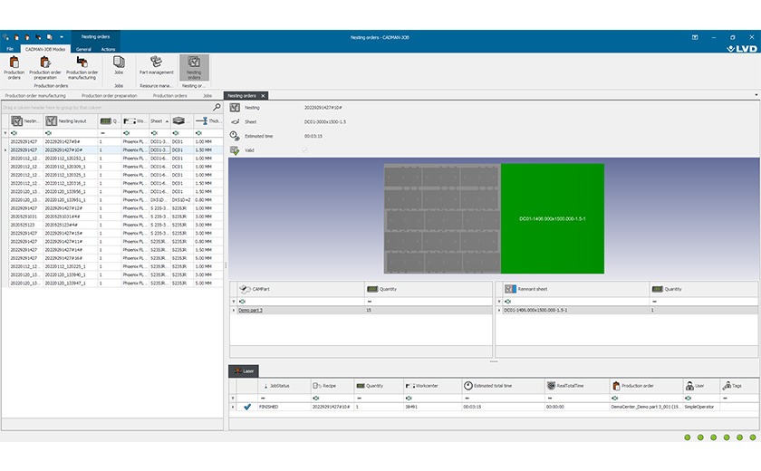 LVD Software Cadman-JOB