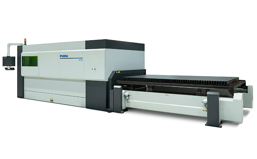 Puma fiber laser cutting machine shuttle tables