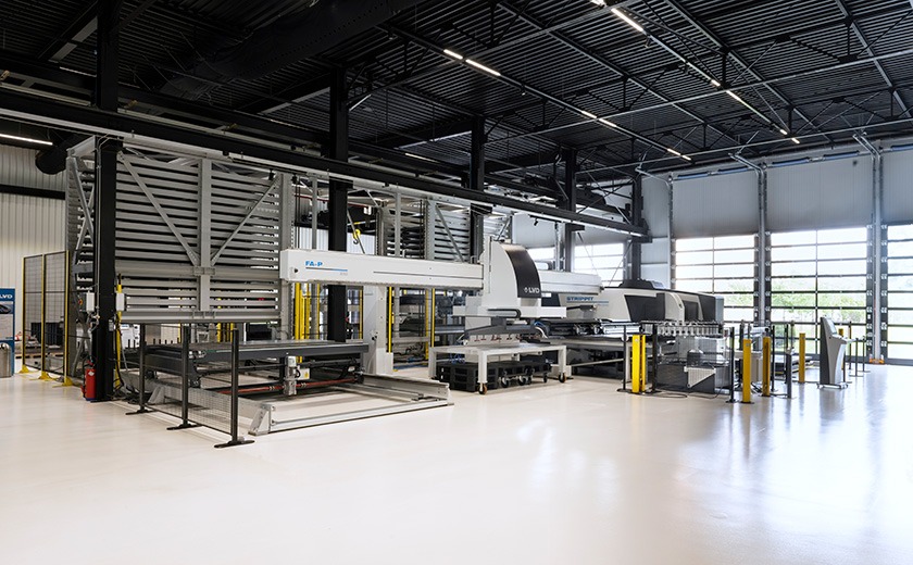 LVD Strippit machine PX FA-P with tower laser automation system