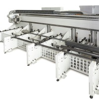 Tube cutting machine laser pockets