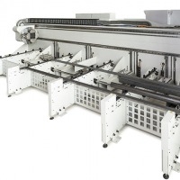 Tube cutting machine laser pockets
