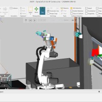 3D view robot Dyna-Cell on LVD software CADMAN-SIM
