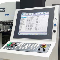 Extended tool magazine for punch press touchscreen
