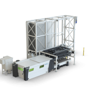 Tower automation system for laser automation