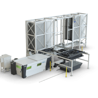 Tower automation system for laser automation