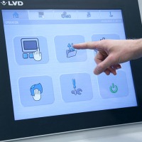 LVD Strippit PX punching machine touchscreen