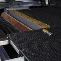 LVD Strippit PL punch and laser combination machine door