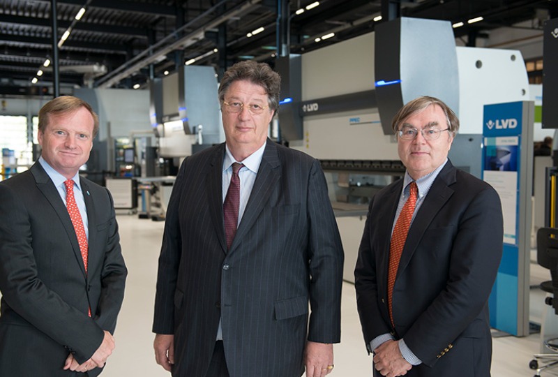 LVD’s second-generation leaders: Carl Dewulf, Francis Van Neste, Jean-Pierre Lefebvre