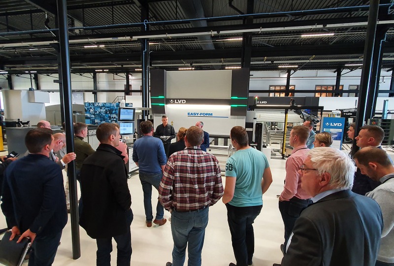 People listening to presentation at Tech Days in April of LVD Group