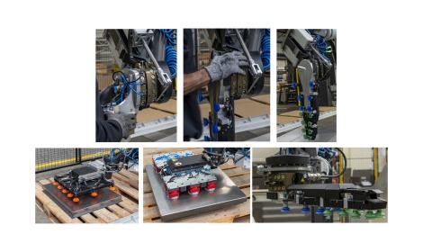Robotic bending system 40 - grippers