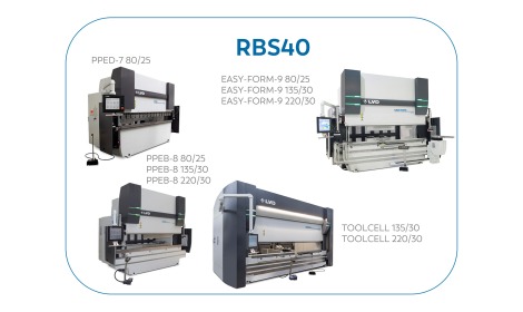 Robotic bending system 40 - range press brakes